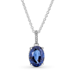 Sapphire Blue Necklace