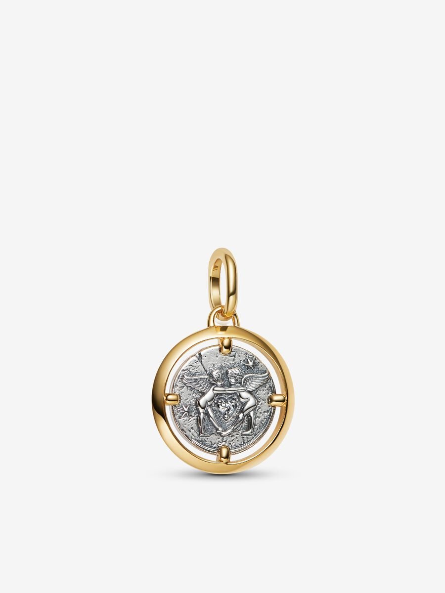 Cupids Medallion Pendant Necklace - Image 3