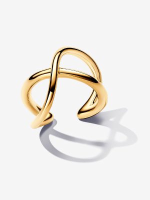 Organically Shaped Infinity Ear Cuff