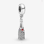 Sparkling Wine Bottle Dangle Charm