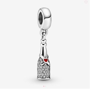 Sparkling Wine Bottle Dangle Charm