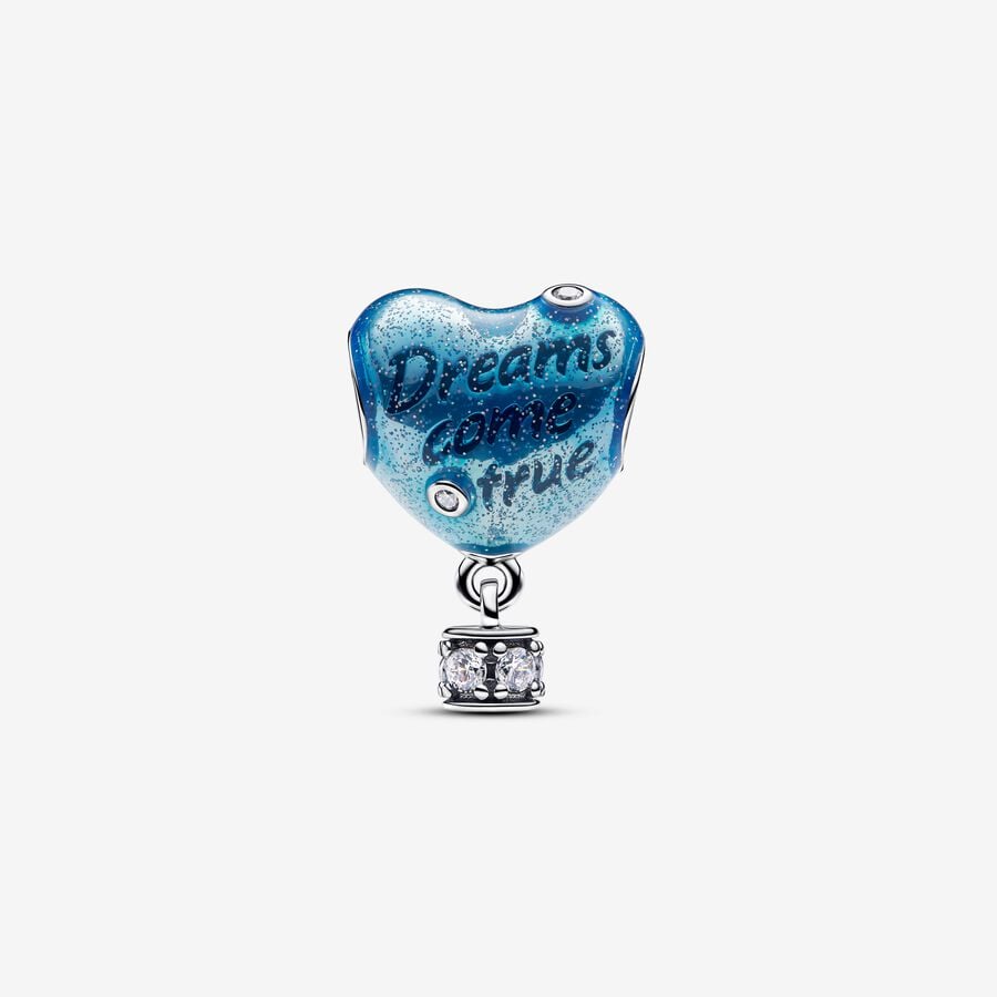 Hot Air Balloon Heart Charm - Image 3