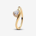 Golvende Hart Ring