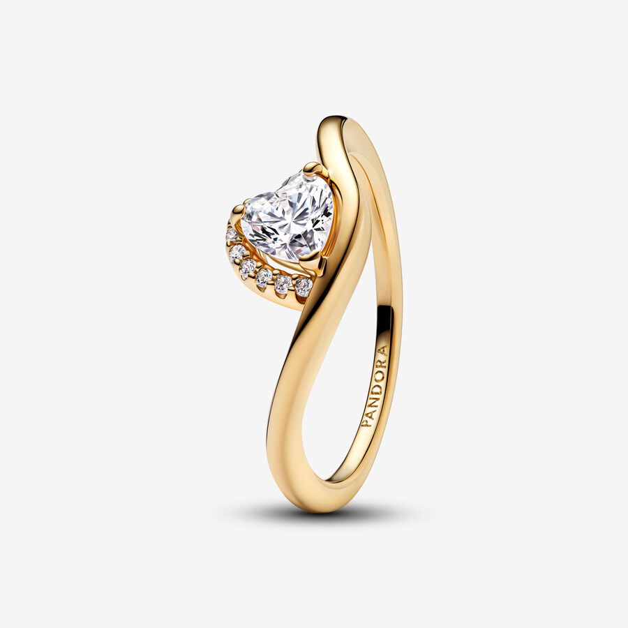 Golvende Hart Ring