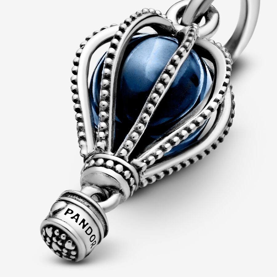 Blue Hot Air Balloon Travel Charm - Image 5