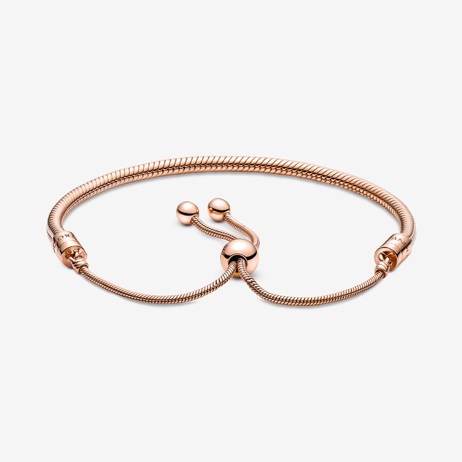 Moments Snake Chain Slider Bracelet - Image 2