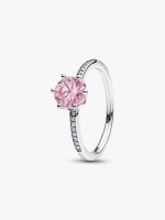 Pink Sparkling Crown Ring