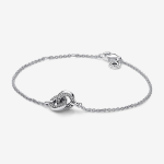 Signature Intertwined Pavé Chain Bracelet