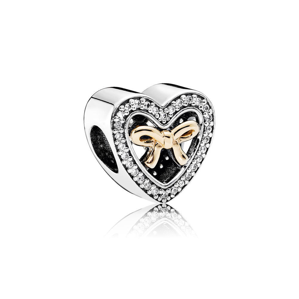 Bound By Love Charm Gift - Sterling Silver with 14K Gold