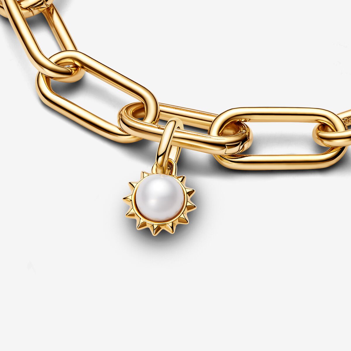 Treated Freshwater Cultured Pearl Sun Mini Dangle Charm - Image 3