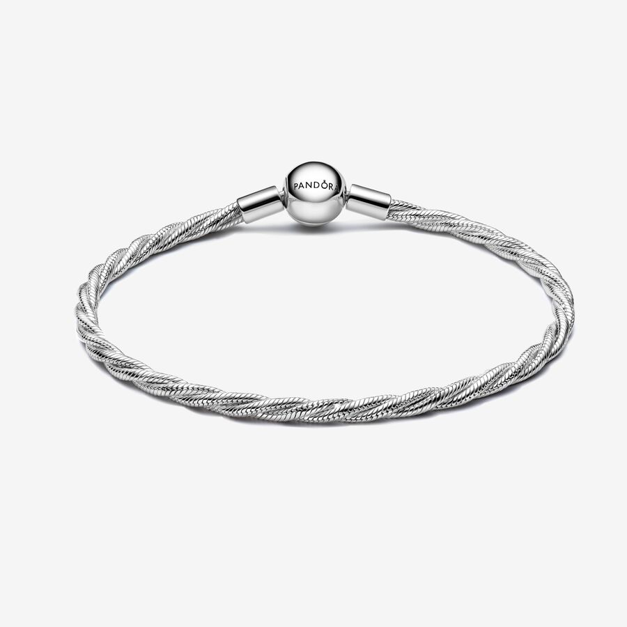 Round Clasp Twisted Snake Chain - Image 2