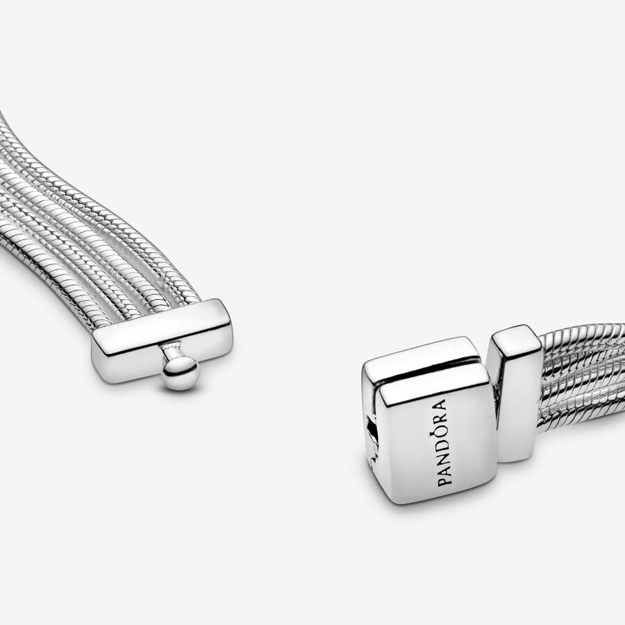 Reflexions Multi Silver Snake Chain - Image 4