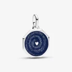 Galaxy Heart Medallion Charm