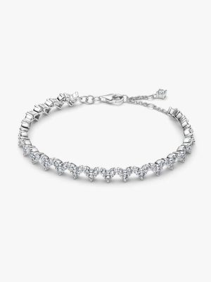Triple Stone Heart Bracelet