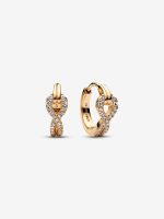 Lab-grown Diamond Pavé Hoop Earrings
