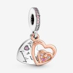 Entwined Infinite Hearts Dangle Charm