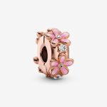 Pink Spacer Clip Charm