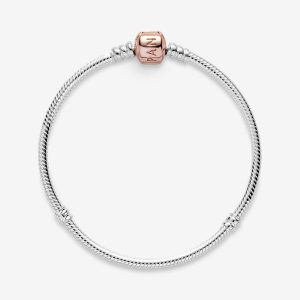 Moments Snake Chain Bracelet - Rose