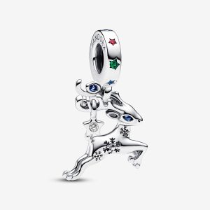 Magical Christmas Reindeer Dangle Charm