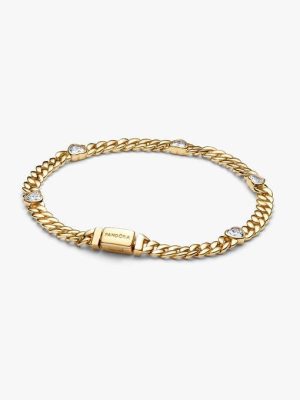 Heart Cuban Chain Bracelet