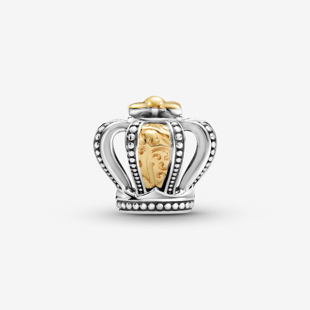 Two-tone Regal Crown Charm - Image 2