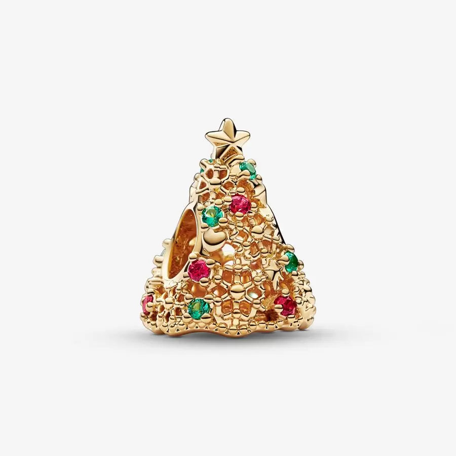 Glitter Christmas Tree Charm