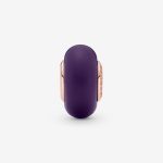Matte Purple Murano Glass Charm