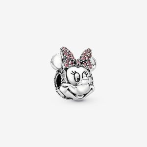 Pink Pavé Bow Clip Charm