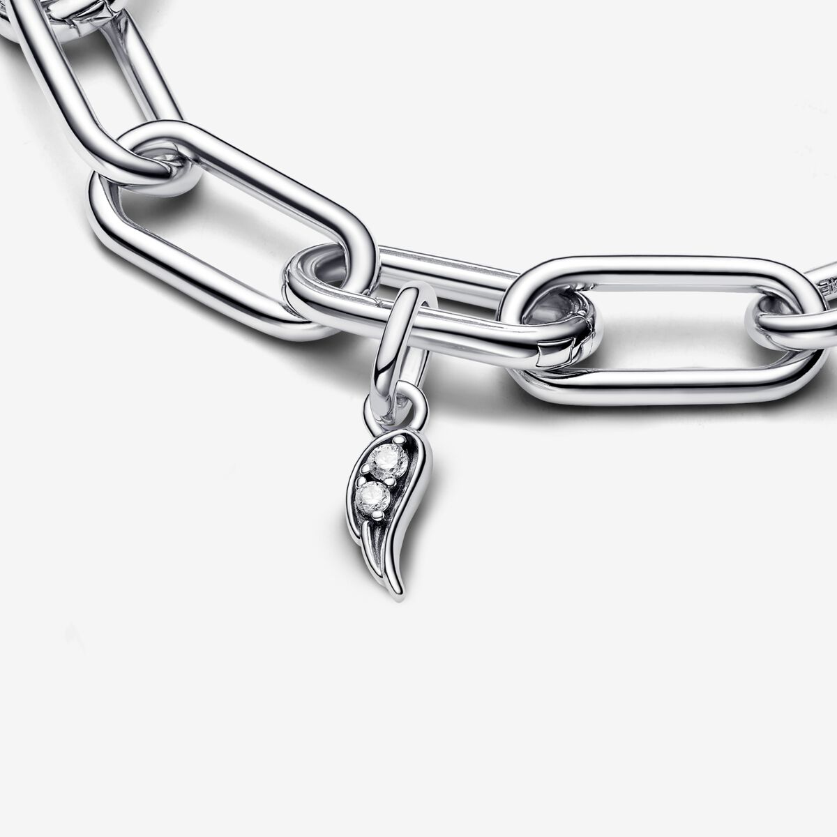 Sparkling Angel Wing Mini Dangle Charm - Image 3