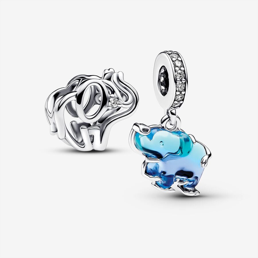 Elephant Charm Duo