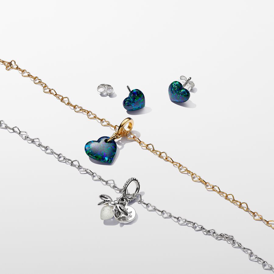 Linked Hearts Collier Necklace Gold plated - Image 2