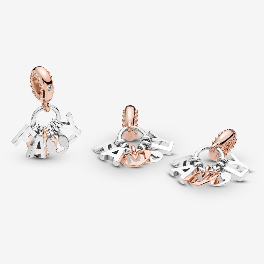 Family Letters Dangle Charm - Image 3