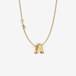 Letter A Charm Necklace