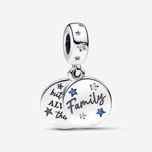 Family Love Double Dangle Charm