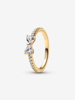 Sparkling Clear Bow Ring