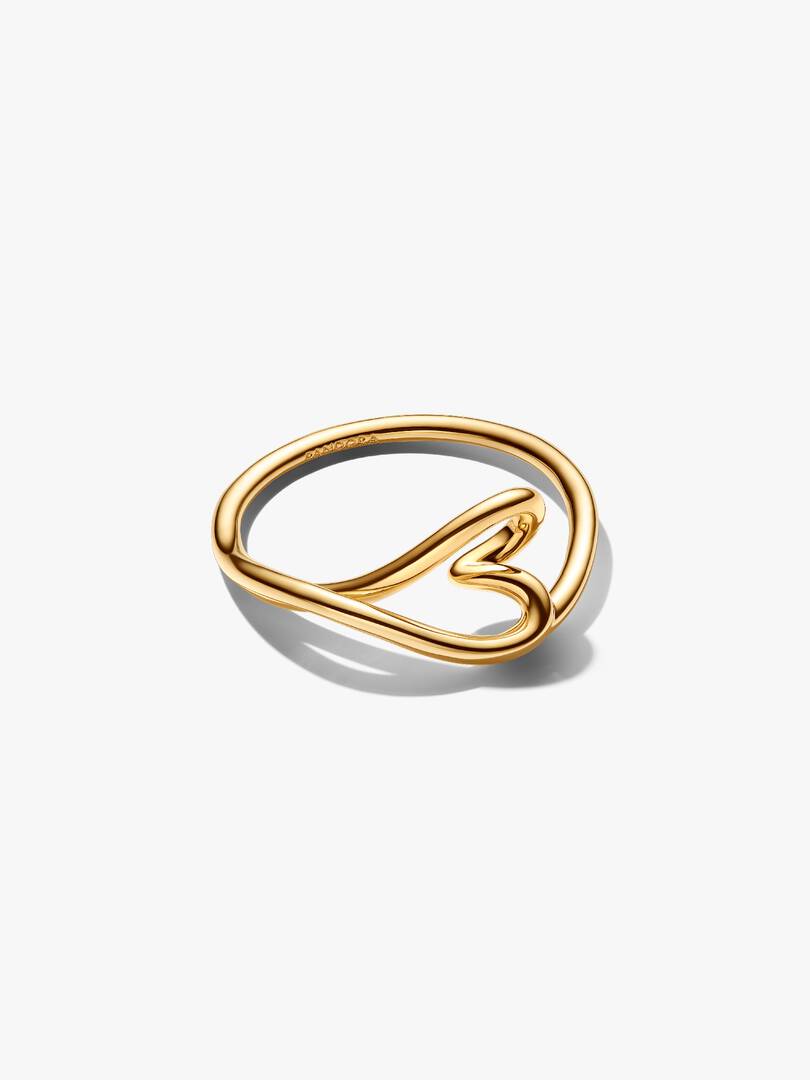 Organically Shaped Heart Small Ring - Image 4