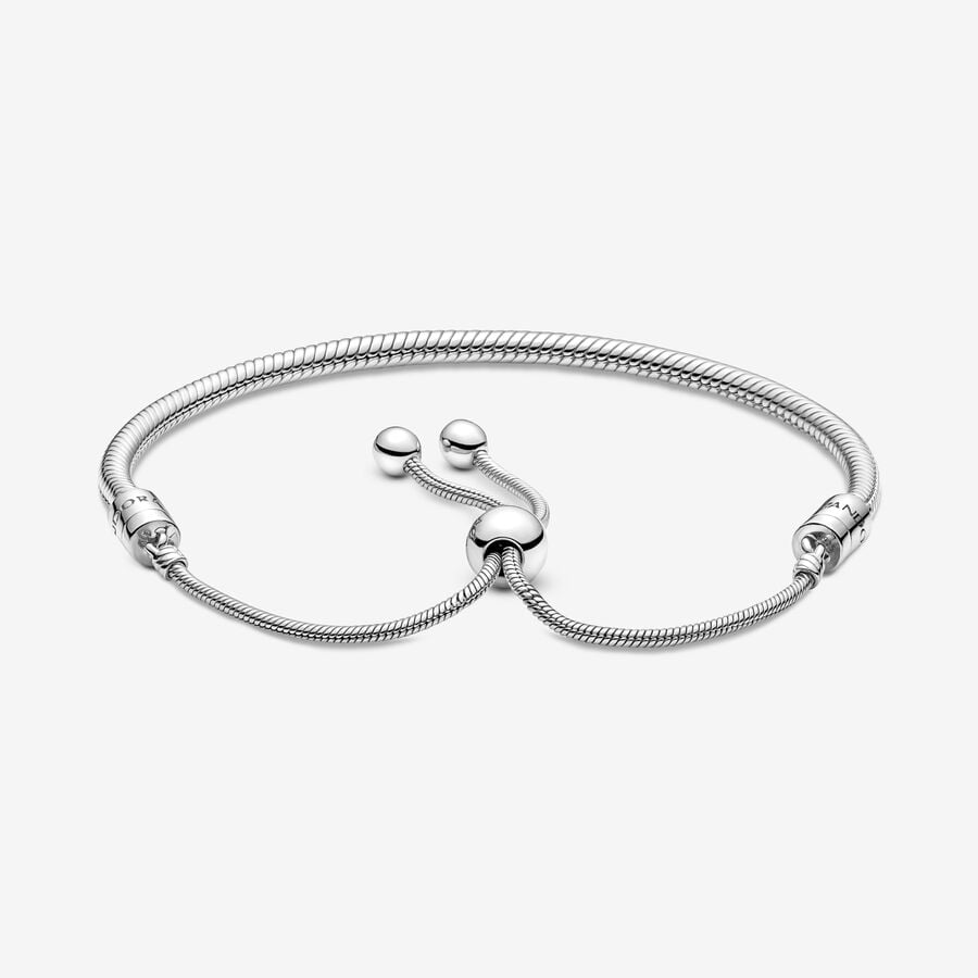 Moments Snake Chain Slider Bracelet - Image 5