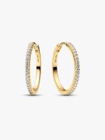 Sparkling Hoop Earrings
