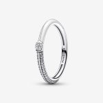 Pavé & White Dual Ring