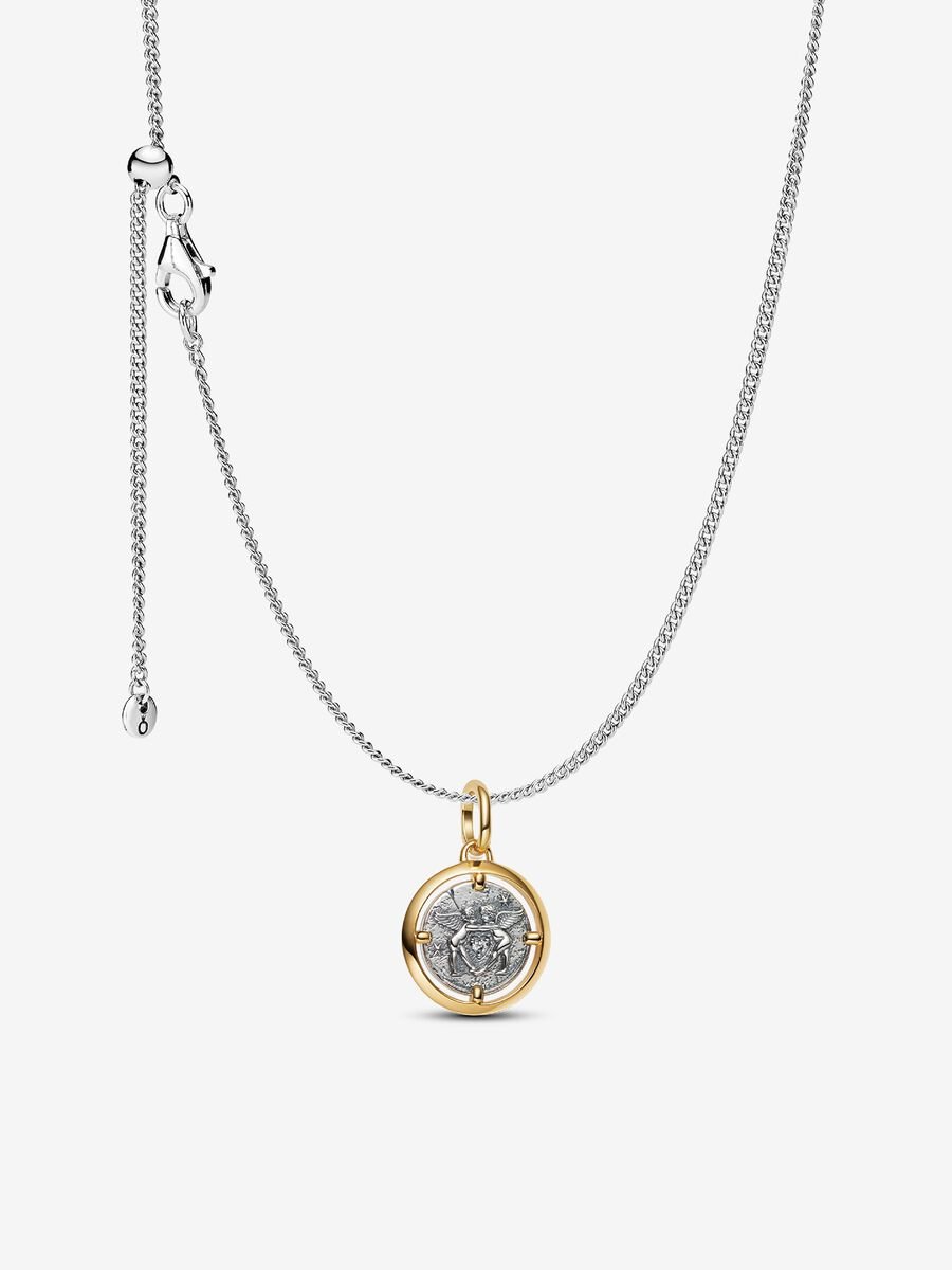 Cupids Medallion Pendant Necklace