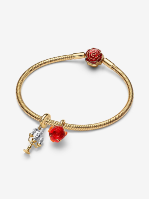Rose Snake Chain Bracelet Set