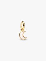 White Crescent Moon Mini Dangle Charm