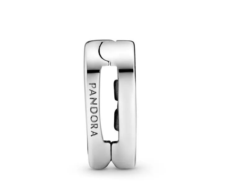 Reflexions Pave Heart Clip Bead - Image 3