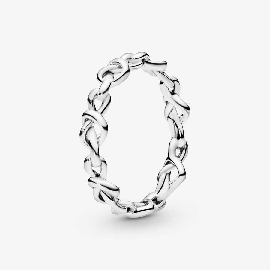 Knotted Hearts Ring