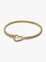 Heart Closure Snake Chain Bracelet