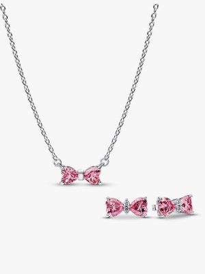 Wrapped In A Bow Necklace and Earring Set