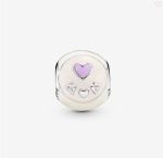 Pink Mom Heart Charm