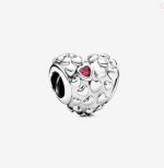 Mom In A Million Heart Charm