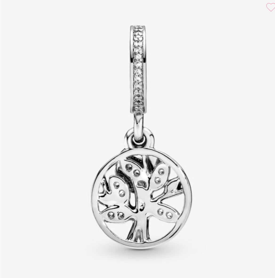 Sparkling Family Tree Dangle Charm - Image 2