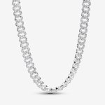 Pavé Cuban Chain Necklace